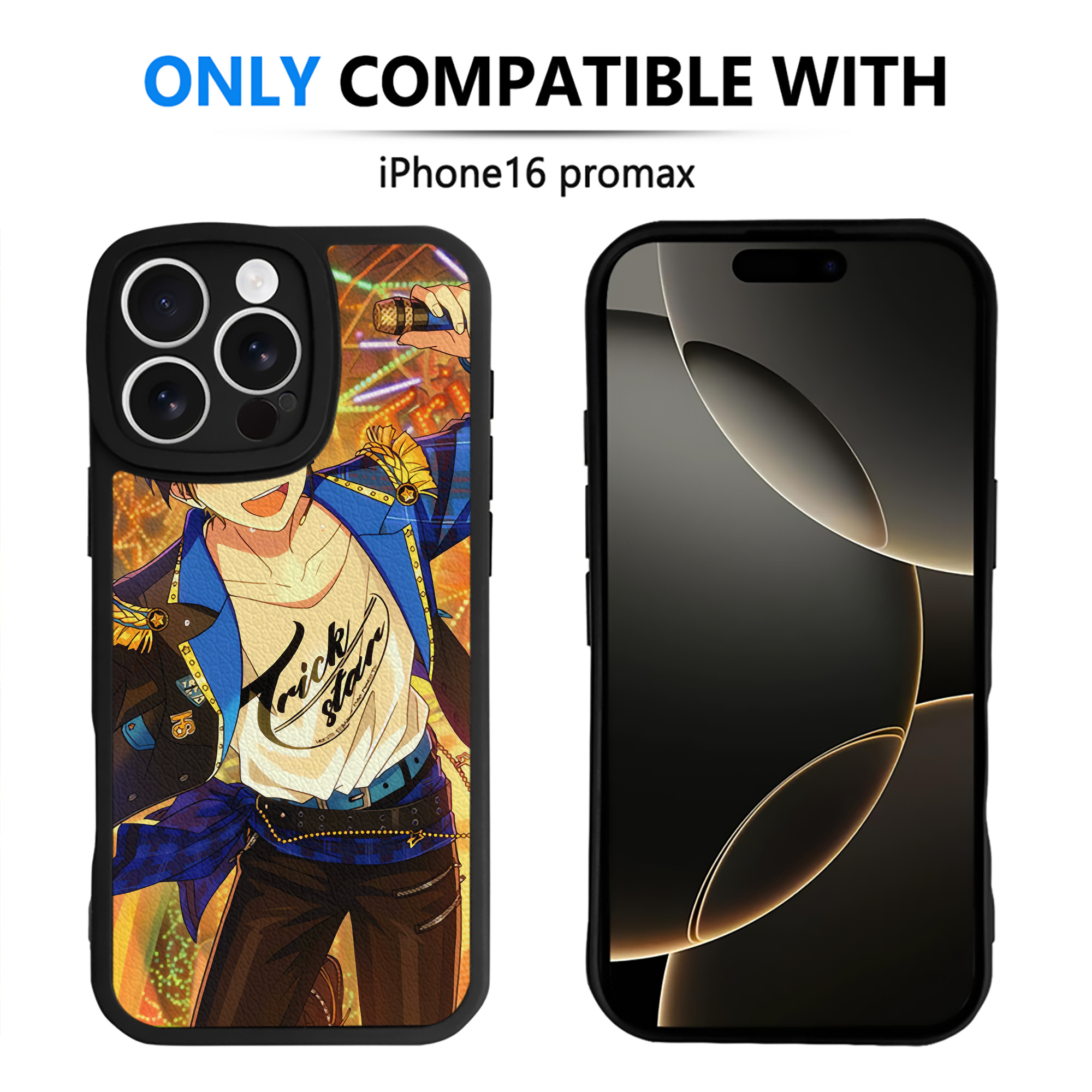 （画像用） あんさんぶるスターズ! Ensemble Stars 【iPhone 16シリーズ対応】シリコンスマホケース（レザー調） 材質：シリコン